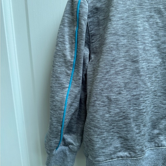 Batman 3T Girls Gray & Blue Superhero Zip Up Athletic Jacket - Picture 6 of 7